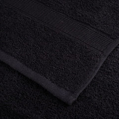 vidaXL 6 Piece Premium Towel Set SOLUND Black 600 gsm 5