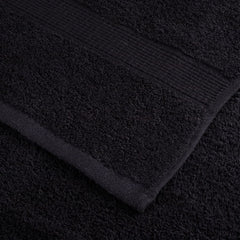 vidaXL 12 Piece Premium Towel Set SOLUND Black 600 gsm 5