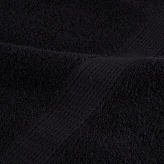 vidaXL 12 Piece Premium Towel Set SOLUND Black 600 gsm 6