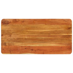 vidaXL Dining Table 110x55x76 cm Solid Wood Acacia 4