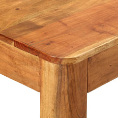 vidaXL Dining Table 110x55x76 cm Solid Wood Acacia 5