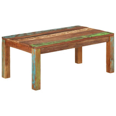 Coffee Table Solid Wood Mango Depth 55 cm 100 cm 40 cm Solid reclaimed wood
