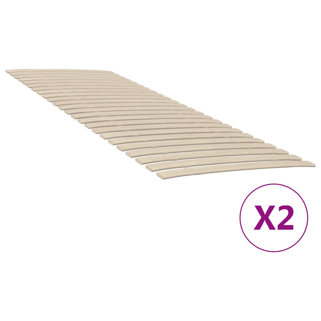 vidaXL Bed Slats Replacement with 24 Slats