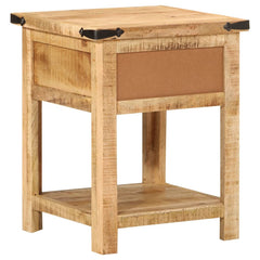 vidaXL Bedside Cabinet 40x40x50 cm Solid Wood Mango 5