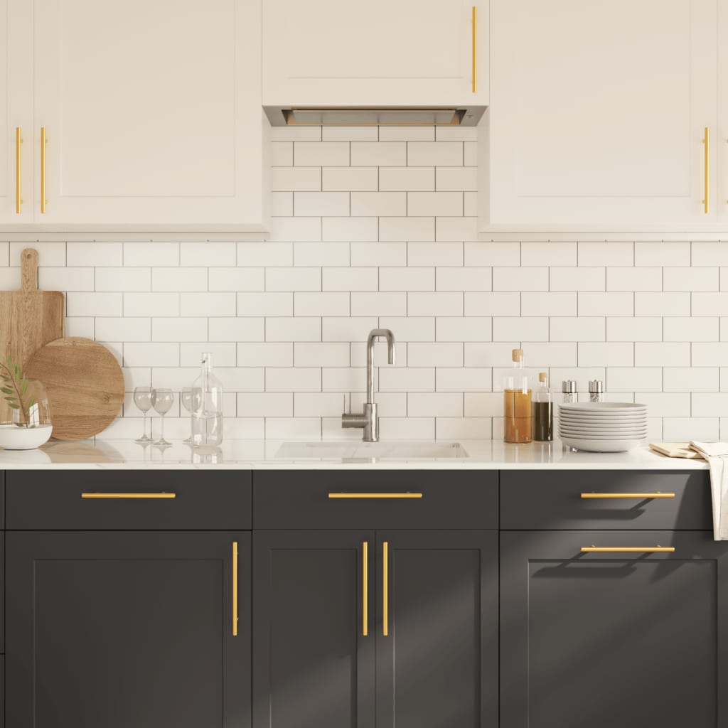 vidaXL Cabinet Handles 20 pcs Gold 160 mm Stainless Steel 4
