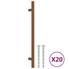 vidaXL Cabinet Handles 20 pcs Bronze 192 mm Stainless Steel 2