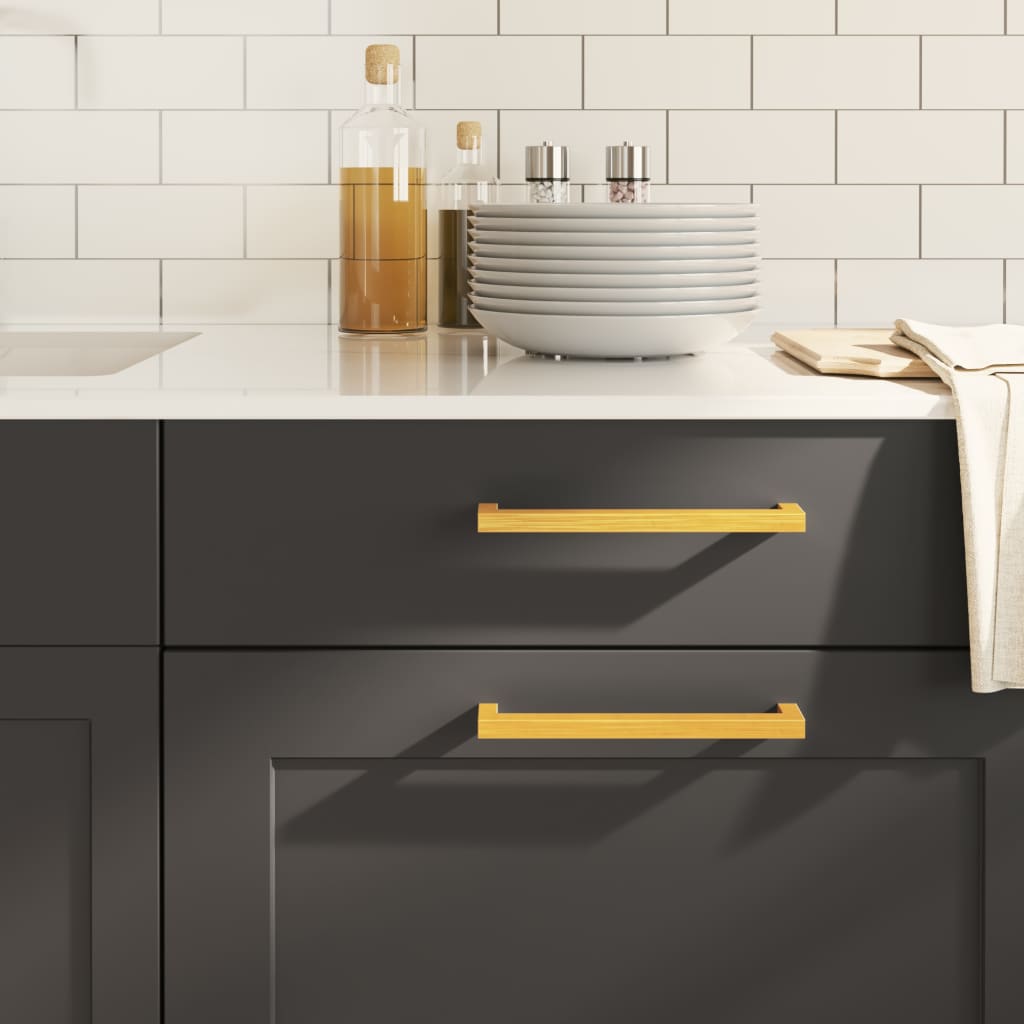 vidaXL Cabinet Handles Stainless Steel 20 Gold