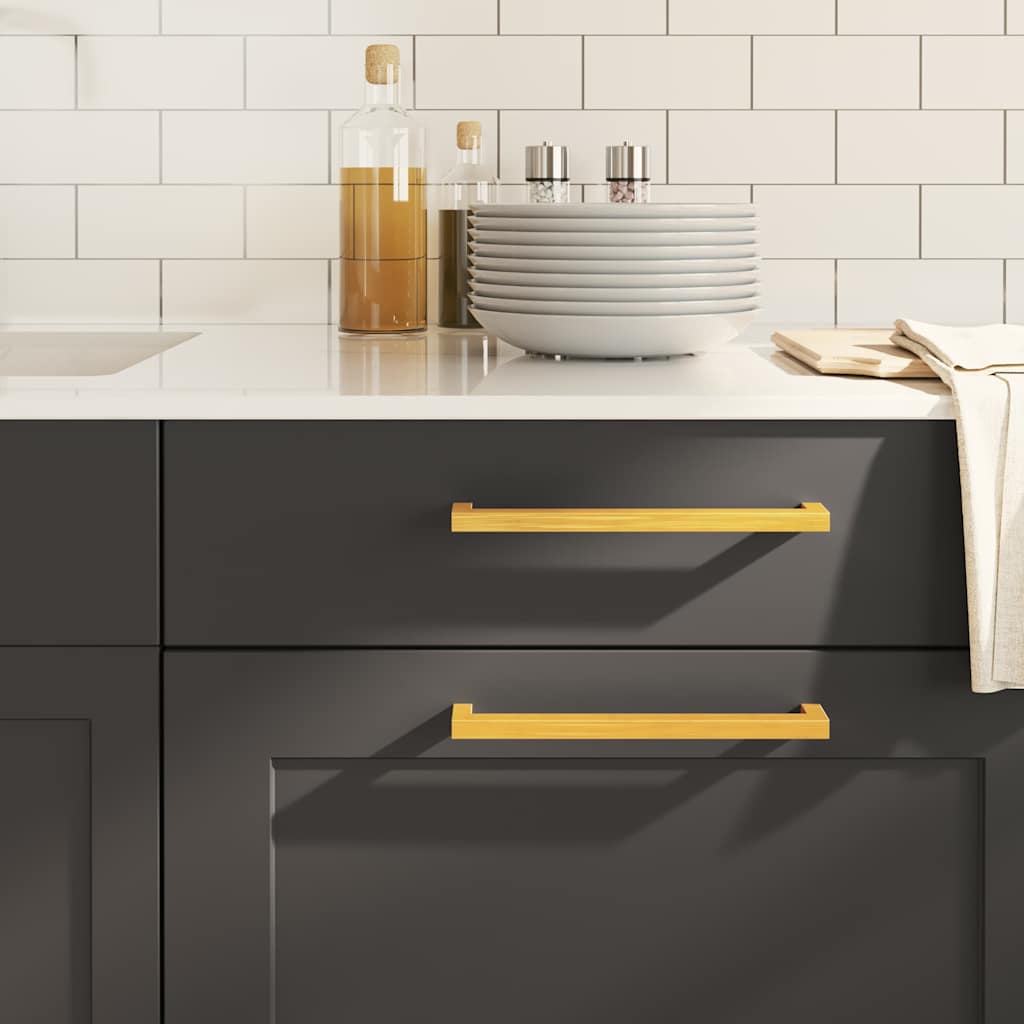 vidaXL Cabinet Handles Stainless Steel 20 Gold