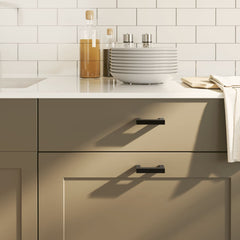 vidaXL Cabinet Handles 20 pcs Black 64 mm Stainless Steel 1