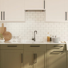 vidaXL Cabinet Handles 20 pcs Black 224 mm Stainless Steel 4