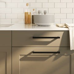 vidaXL Cabinet Handles 20 pcs Black 224 mm Stainless Steel 1