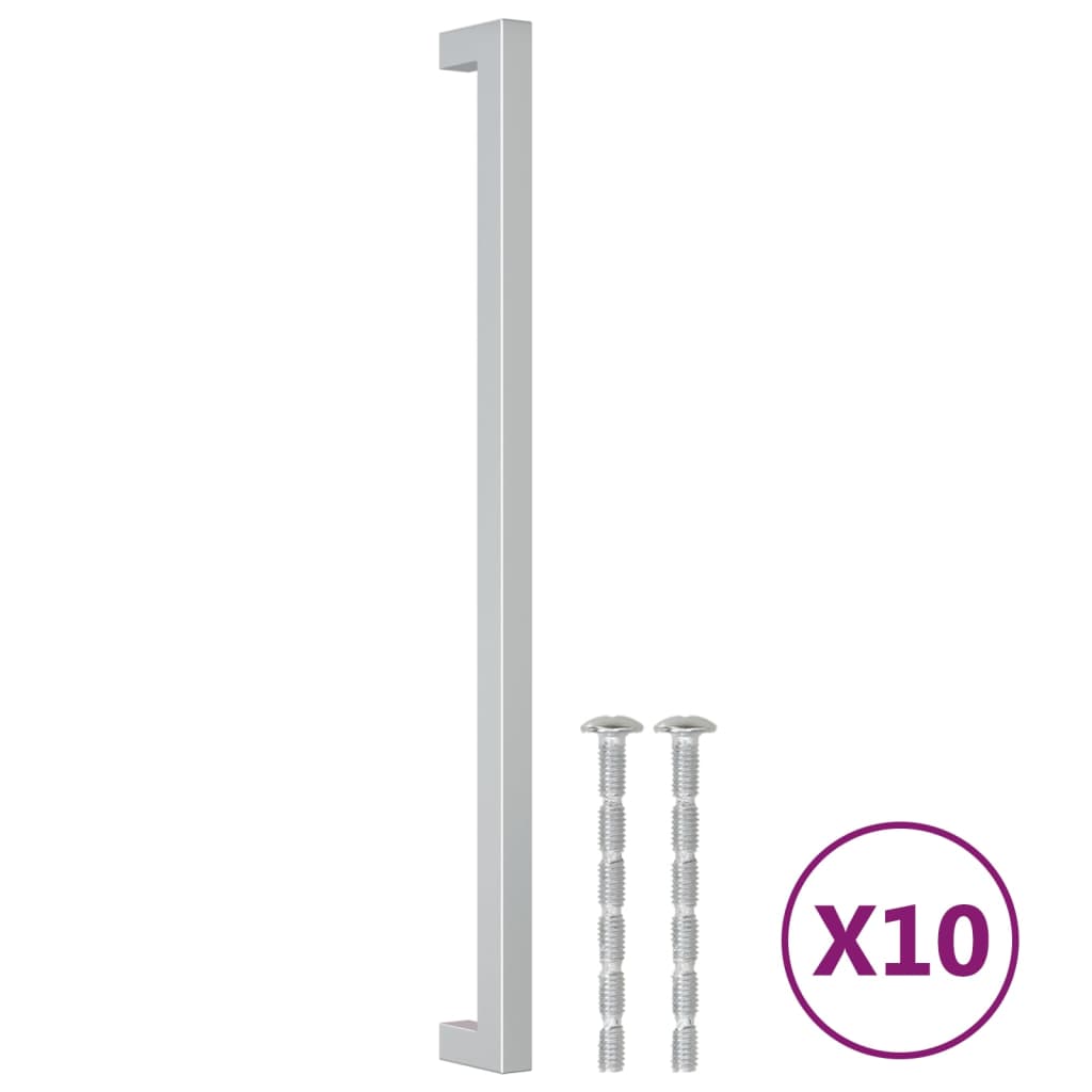 vidaXL Cabinet Handles 10 pcs Silver 320 mm Stainless Steel 2