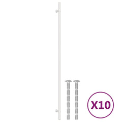 vidaXL Cabinet Handles 10 pcs Silver 480 mm Stainless Steel 2