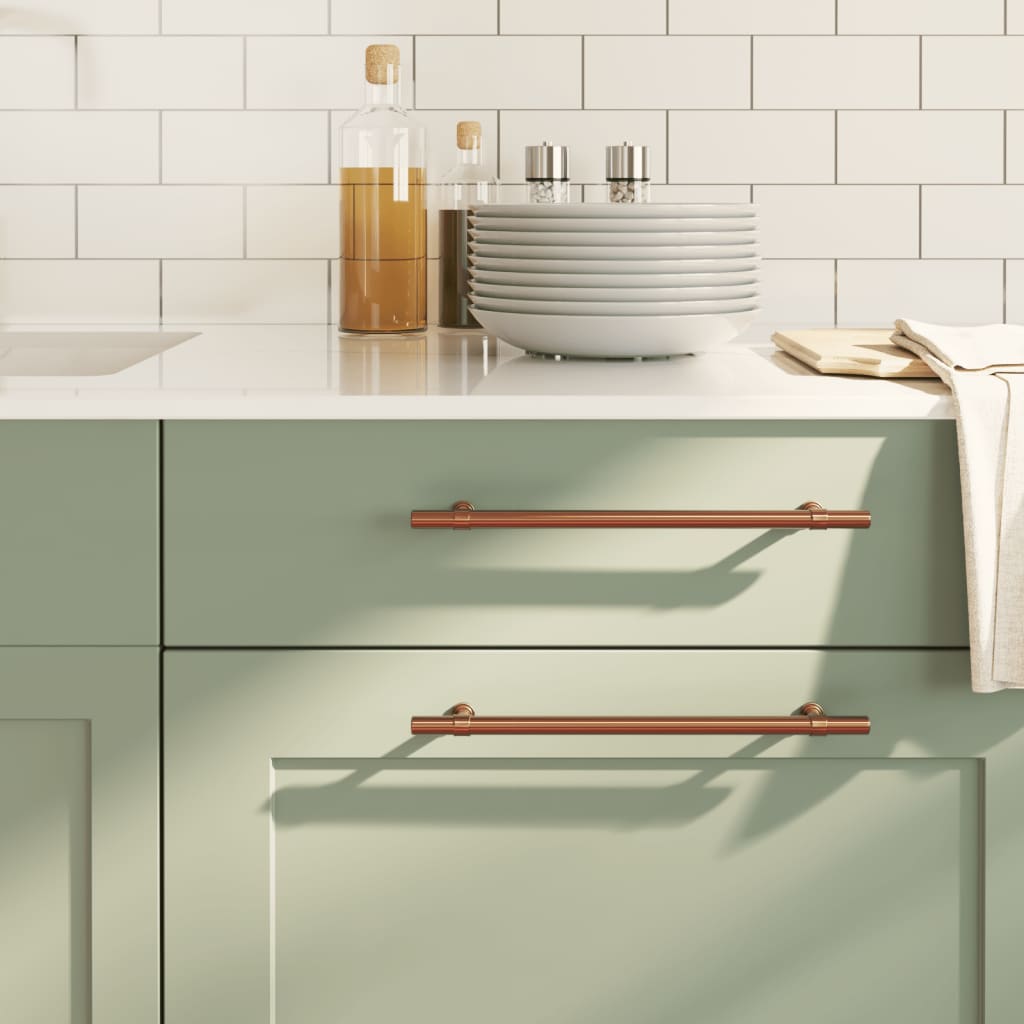 vidaXL Cabinet Handles 10 pcs Bronze 224 mm Stainless Steel 1