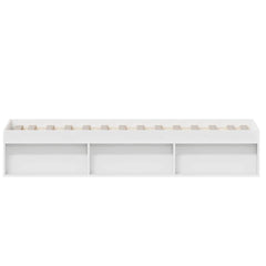 Bed Frame without Mattress 100x200 cm White