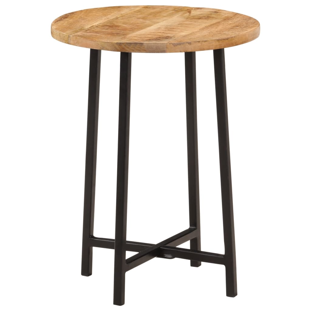 Coffee Table Solid Wood Mango and Iron, image 3