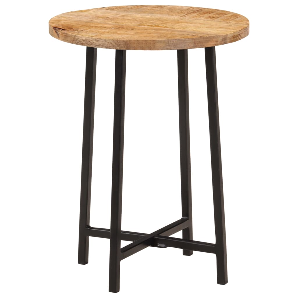 Coffee Table Solid Wood Mango and Iron, image 4