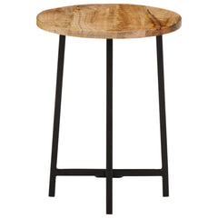 Coffee Table Solid Wood Mango and Iron, image 5