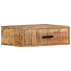 Wall-mounted Bedside Cabinet Solid Wood Mango 40 x 30 x 13.5 cm