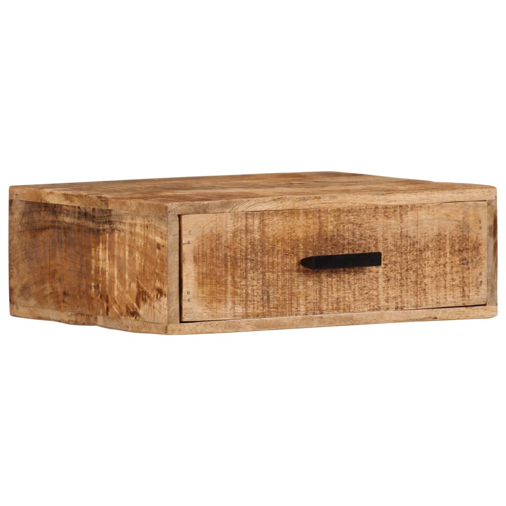 Wall-mounted Bedside Cabinet Solid Wood Mango 40 x 30 x 13.5 cm