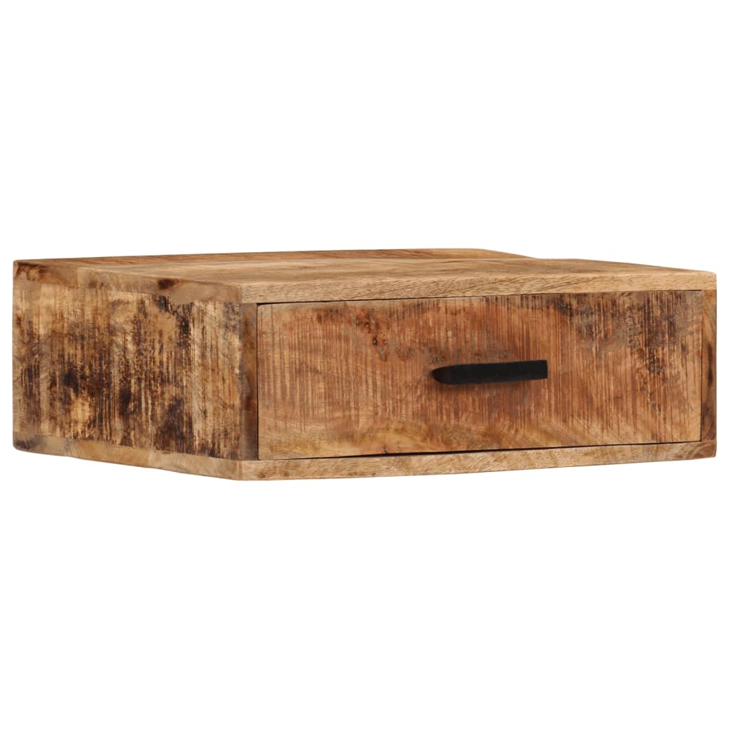 Wall-mounted Bedside Cabinet Solid Wood Mango 40 x 30 x 13.5 cm