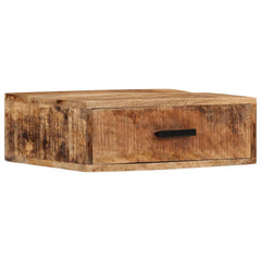 Wall-mounted Bedside Cabinet Solid Wood Mango 40 x 30 x 13.5 cm