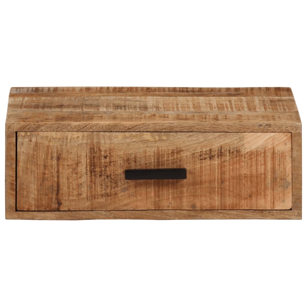 Wall-mounted Bedside Cabinet Solid Wood Mango 40 x 30 x 13.5 cm