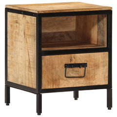 vidaXL Bedside Cabinet 40x35x50 cm Solid Wood Mango 1
