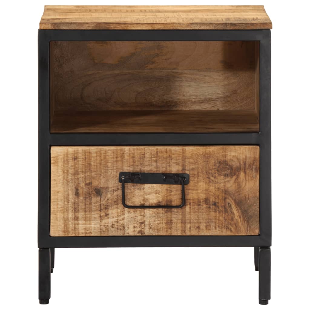 vidaXL Bedside Cabinet 40x35x50 cm Solid Wood Mango 3