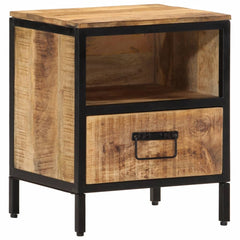 vidaXL Bedside Cabinet 40x35x50 cm Solid Wood Mango 4