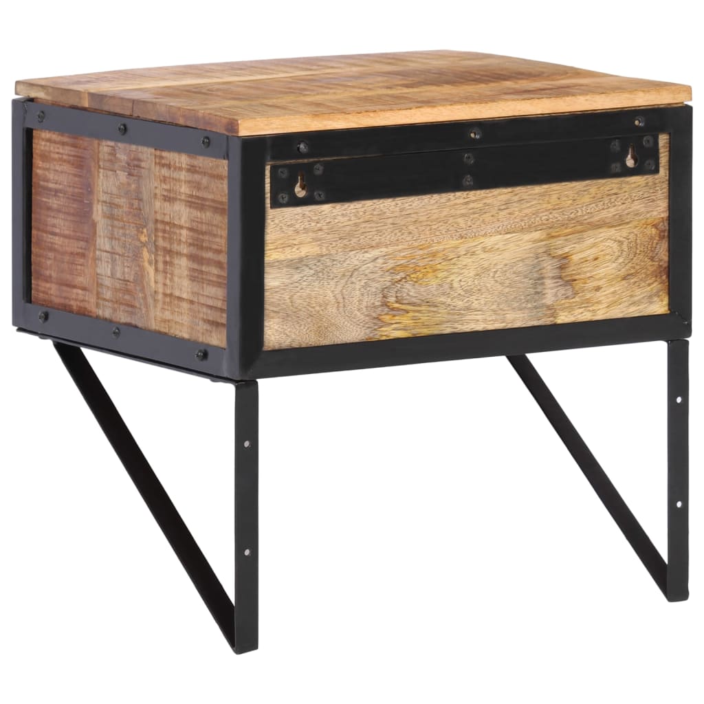 vidaXL Bedside Cabinet 40x35x40 cm Solid Wood Mango 4