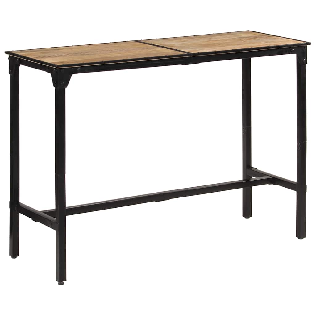 Bar Table Solid Rough Wood Mango 150 x 55 x 107 cm