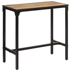 Bar Table Solid Rough Wood Mango 110 x 55 x 107 cm