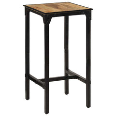 Bar Table Solid Rough Wood Mango 60 x 55 x 107 cm