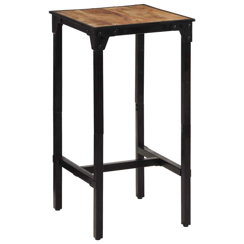 Bar Table Solid Rough Wood Mango 60 x 55 x 107 cm