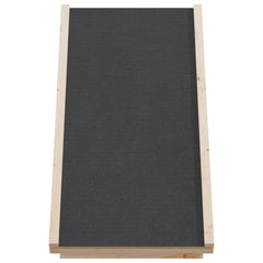 vidaXL Dog Ramp Grey 70x35 cm Solid Wood Fir 4