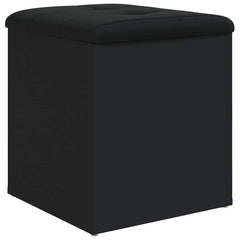 vidaXL Storage Bench Black 42x42x45 cm Engineered Wood 5