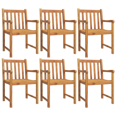 7 Piece Garden Dining Set Solid Wood Acacia