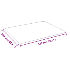 vidaXL Floor Mat For Laminate or Carpet 150x115 cm PVC 6