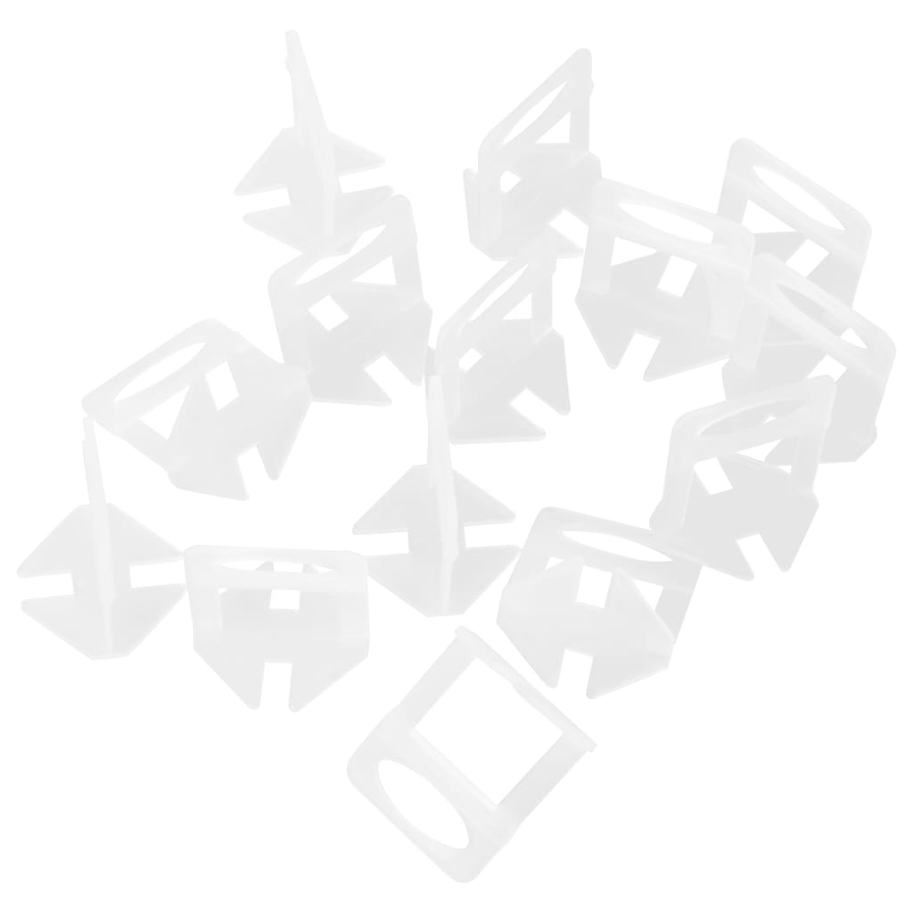 vidaXL Tile Levelling Clips 1000 pcs 2 mm 6