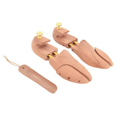 vidaXL Shoe Stretcher with Shoe Horn EU 40-41 Solid Wood Cedar 1