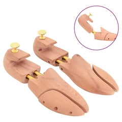 vidaXL Shoe Stretcher with Shoe Horn EU 40-41 Solid Wood Cedar 5