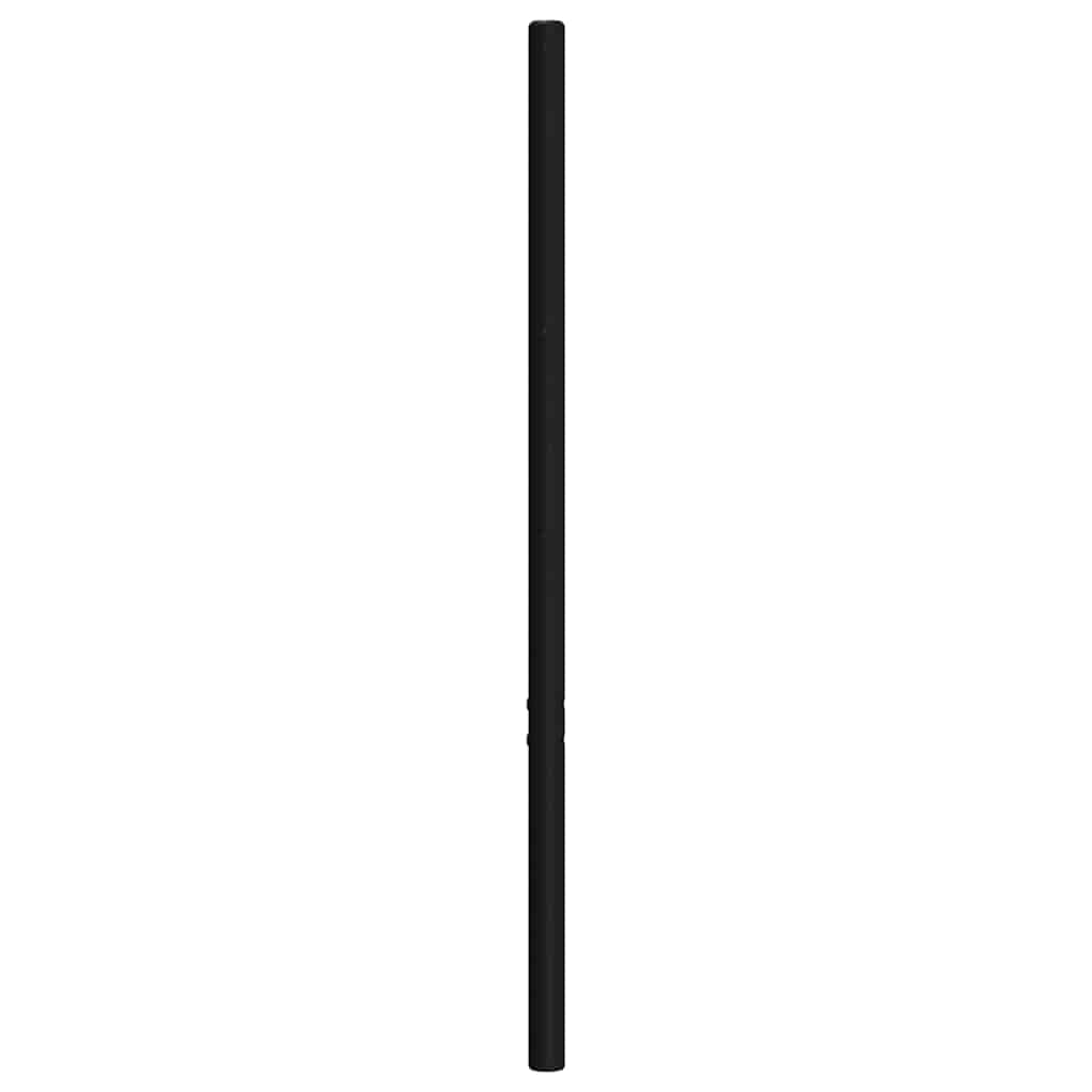 vidaXL Metal Replace Headboard Black 150 cm 5