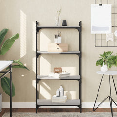 vidaXL Bookcase 4-Tier Grey Sonoma 60x30x120 cm Engineered Wood 1