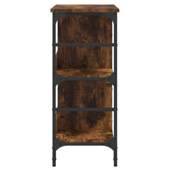 vidaXL Sideboard Smoked Oak 102x32x73,5 cm Engineered Wood 5