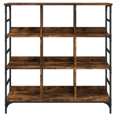 vidaXL Sideboard Smoked Oak 102x32x103,5 cm Engineered Wood 4