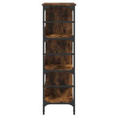 vidaXL Sideboard Smoked Oak 102x32x103,5 cm Engineered Wood 5