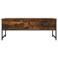 vidaXL Coffee Table Smoked Oak 101x49x39.5 cm Engineered Wood 6