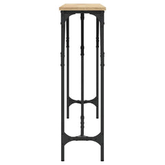 vidaXL Console Table Sonoma Oak 140x23x75 cm Engineered Wood 5