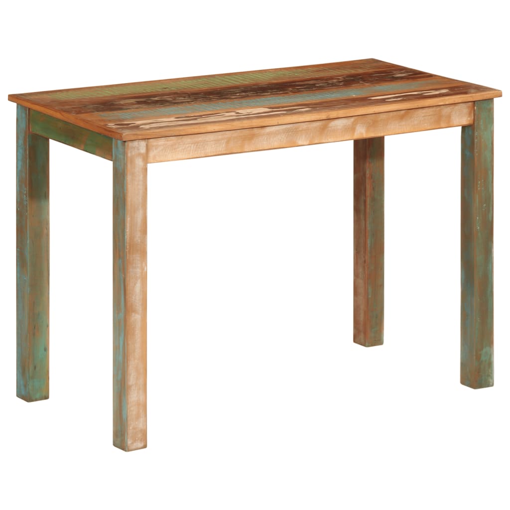 vidaXL Dining Table 110x55x76 cm Solid Wood Reclaimed 1